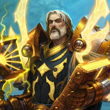 Lightforged Uther, full art
