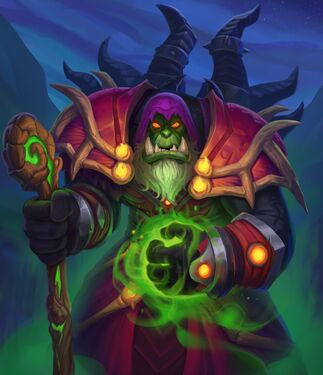 Malefic Gul'dan, full art