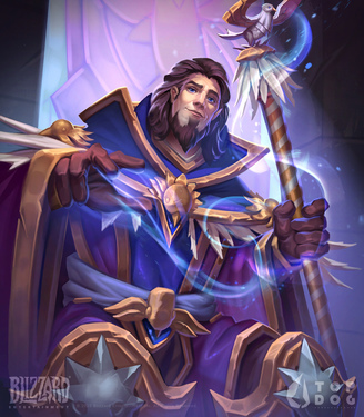 Medivh, Master of Doves, full art