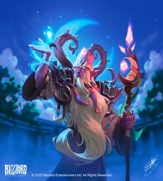 Moonblessed Velen, full art