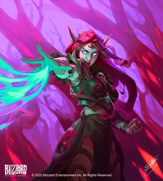 Poison Scarlet, full art