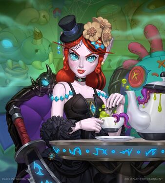 Porcelain Scarlet, full art