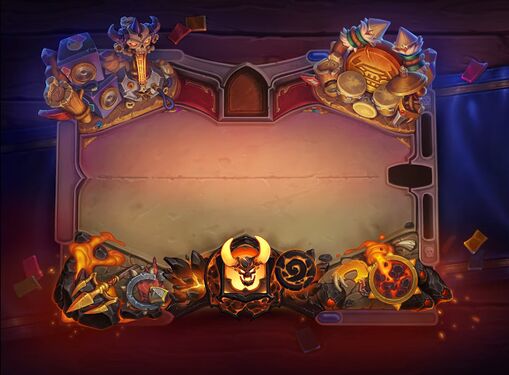 The player's side of the battlefield when using this skin