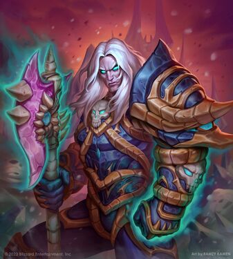 Scourgeborne Arthas, full art
