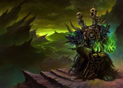 Shadow Gul'dan, full art