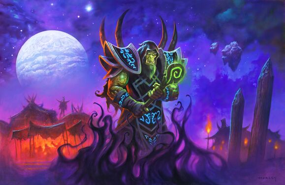 Shadowmoon Gul'dan, full art