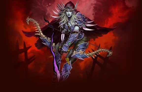 Sylvanas Windrunner, full art