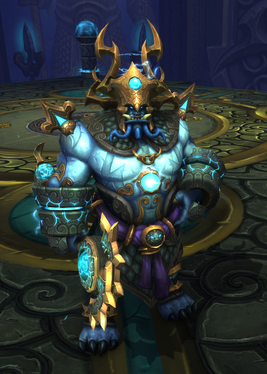 Lei Shen at the Pinnacle of Storms in World of Warcraft.