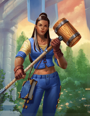 Trainee Cariel, full art