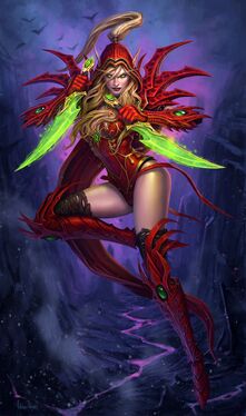 Valeera Sanguinar, full art