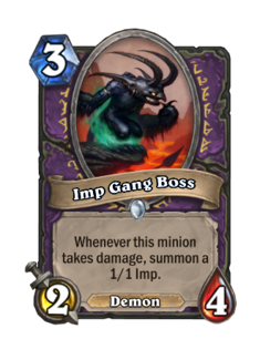 Карта Hearthstone «Imp Gang Boss (Event)»