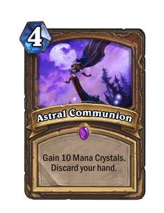 Карта Hearthstone «Astral Communion (Event)»