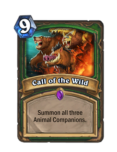 Карта Hearthstone «Call of the Wild (Event)»