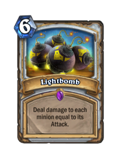 Карта Hearthstone «Lightbomb (Event)»