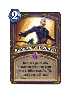 Карта Hearthstone «Renounce Darkness (Event)»