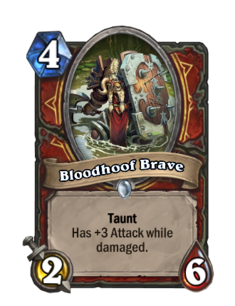Карта Hearthstone «Bloodhoof Brave (Event)»