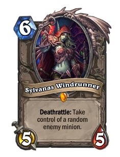 Карта Hearthstone «Sylvanas Windrunner (Event)»