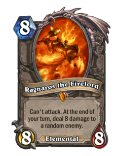 Карта Hearthstone «Ragnaros the Firelord (Event)»