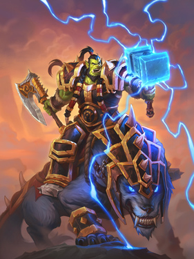 Wolfrider Thrall, full art